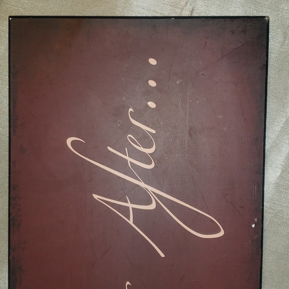 Hideout Design Wooden Sign Artificial Board Hanger Sign w/ "Happily Ever After" - Picture 4 of 8